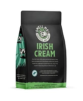 Bones Coffee Company Irish Cream Flavored Whole Coffee Beans Coffee Nutty Flavor | 12 oz Medium Roast Arabica Low Acid Coffee | Gourmet Coffee (Whole