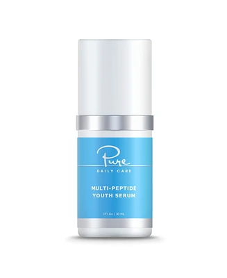 Pure Daily Care Multi-Peptide Youth Serum - Moisturizing Anti Aging Advanced Peptide Serum Targets Wrinkles Fine Lines Firming