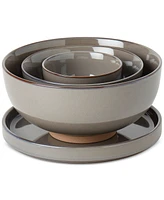 Infuse Nesting 4 Pc. Nested Bowl Set, Service for 1