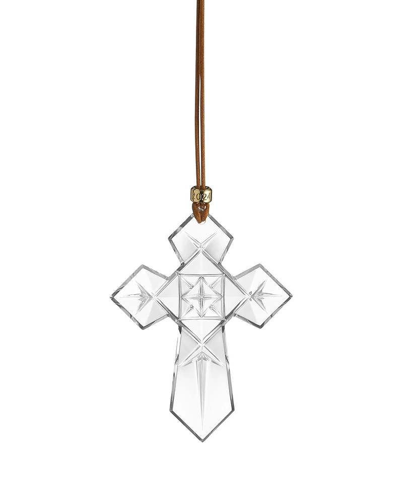 Waterford Annual Cross Ornament 2024