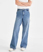 Style & Co Petite High-Rise Wide-Leg Jeans, Created for Macy's