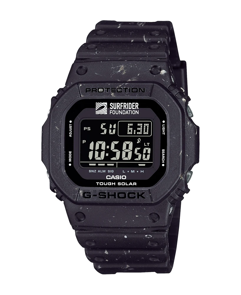 G-Shock Men's Digital Black Resin Surfrider Foundation Collaboration Watch, 43.2mm G5600SRF-1