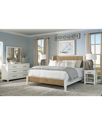 Catriona 3pc Bedroom Set (Queen Woven Bed, Dresser & Open Nightstand)