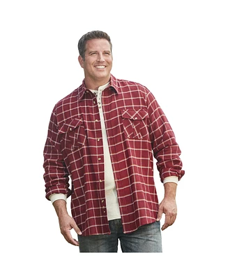 KingSize Big & Tall Signature Plaid Flannel Shirt