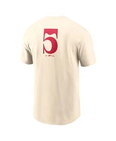 Nike Men's Corey Seager Natural Texas Rangers City Connect Fuse Name Number T-Shirt