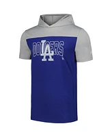 New Era Men's Royal Los Angeles Dodgers Active Brushed Hoodie T-Shirt