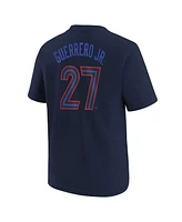 Nike Big Boys and Girls Vladimir Guerrero Jr. Navy Toronto Blue Jays 2024 City Connect Name Number T-Shirt