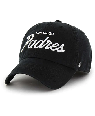 '47 Brand Men's Black San Diego Padres Crosstown Classic Franchise Fitted Hat