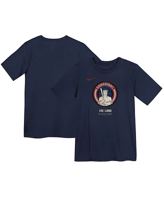 Nike Preschool Navy Cleveland Guardians 2024 City Connect Large Logo T-Shirt