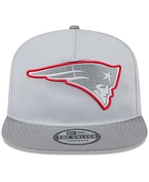 New Era Men's Gray New England Patriots 2024 Nfl Training Camp Golfer Snapback Hat