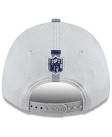 New Era Men's Gray Dallas Cowboys 2024 Nfl Training Camp 9FORTY Adjustable Hat