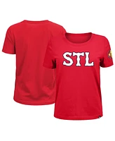 New Era Women's Red St. Louis Cardinals 2024 City Connect T-Shirt