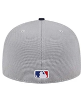 New Era Men's Gray Detroit Tigers Pivot Mesh 59FIFTY Fitted Hat