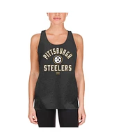 New Era Women's Black Pittsburgh Steelers 2024 Nfl Training Camp Tank Top