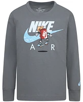 Nike Little Boys Boxy Air Graphic Long-Sleeve T-Shirt