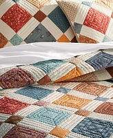 Charter Club Lattice Artisan Cotton Quilt, Full/Queen, Exclusively at Macy's