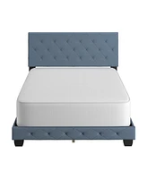 Boyd Sleep Chloe Linen Upholstered Platform Bed Frame