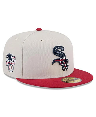 Men's New Era Red Chicago White Sox Fourth of July 59FIFTY Fitted Hat