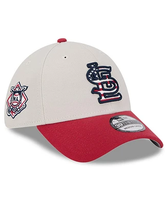 New Era Men's Red St. Louis Cardinals 2024 Fourth of July 39THIRTY Flex Hat