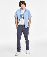 Sun Stone Mens Button Front Shirt T Shirt Cargo Pants Created For Macys