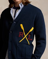 Polo Ralph Lauren Men's Varsity-Inspired Cotton Cardigan