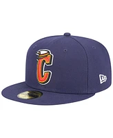 New Era Men's Navy Lake County Captains Theme Nights 20th Anniversary Alternate 2 59FIFTY Fitted Hat