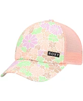 Roxy Big Girls White Honey Coconut Trucker Adjustable Hat