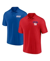 Fanatics Men's New York Giants Lockup Two-Pack Polo Shirt Set