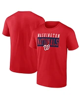 Fanatics Men's Red Washington Nationals Hard To Beat T-Shirt