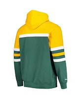 Mitchell & Ness Men's Green/Gold Seattle SuperSonics Head Coach Pullover Hoodie