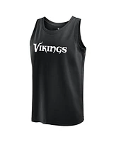 Fanatics Men's Black Minnesota Vikings Elements Tank Top