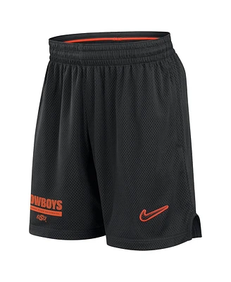 Nike Men's Black Oklahoma State Cowboys 2024 Sideline Mesh Shorts