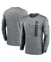 Nike Men's Cincinnati Bengals 2024 Sideline Velocity Performance Long Sleeve T-Shirt