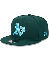 New Era Men's Green Oakland Athletics 2024 Father's Day 9FIFTY Snapback Hat