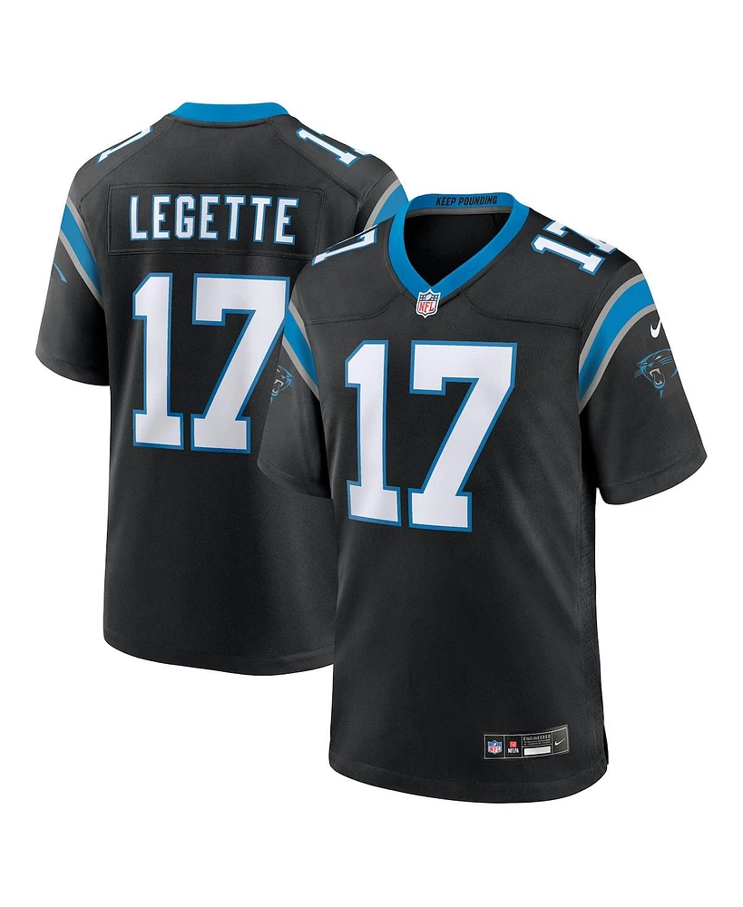 Nike Men's Xavier Legette Black Carolina Panthers 2024 Nfl First Round Pick Game Player Jersey