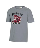 ComfortWash Big Boys and Girls Gray Oklahoma Sooners Dino Truck T-Shirt