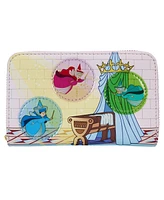 Loungefly Sleeping Beauty Stained Glass Castle Zip-Around Wallet