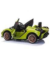 Streamdale Furniture 12V Electric Powered Kids Ride on Car Toy - green