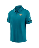 Nike Men's Teal Jacksonville Jaguars Logo Sideline Elite Performance Polo Shirt