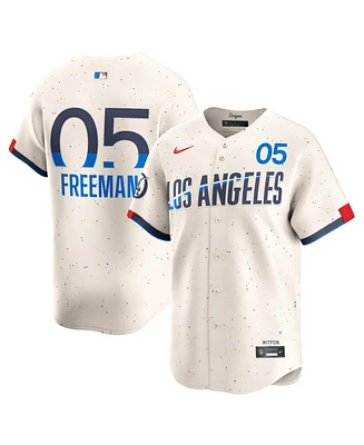 Nike Men's Cream Los Angeles Dodgers Freddie Freeman 2024 City Connect Limited Player Jersey