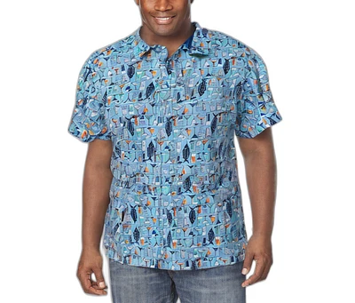 KingSize Men's The No-Tuck Casual Short Sleeve Shirt