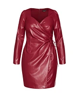 City Chic Women's Cindy Dress