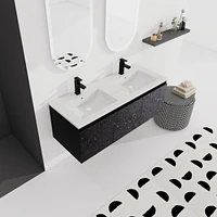 48'' Floating Wall-Mounted Bathroom Vanity & Soft-Close Cabinet Door, Kd-Package