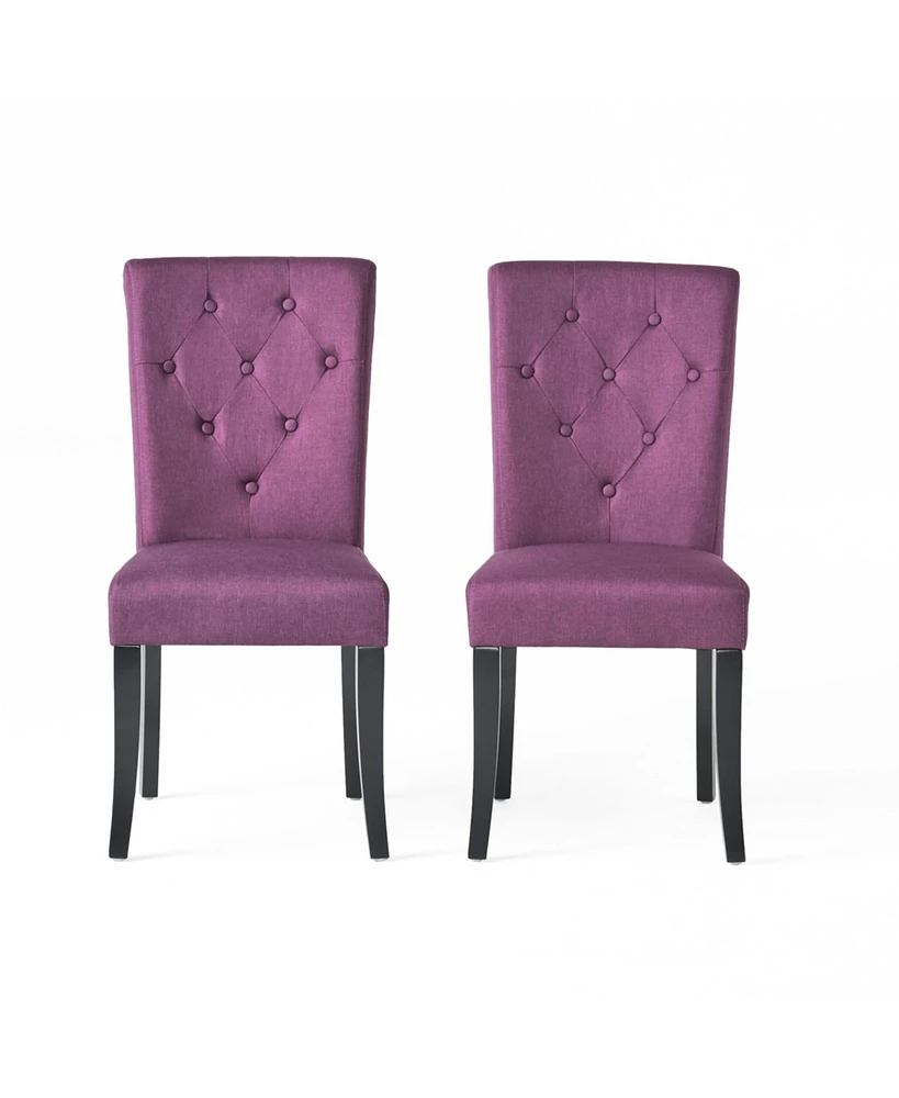 Simplie Fun Stylish Heart-Backed Dining Chairs in Vibrant Colors