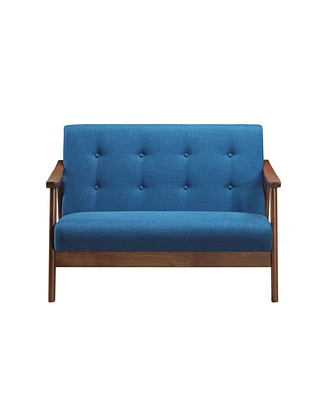 Simplie Fun Chic Mid-Century Modern Button-Tufted Settee