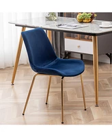 Simplie Fun Modern Velvet Dining Chair, Set of 2