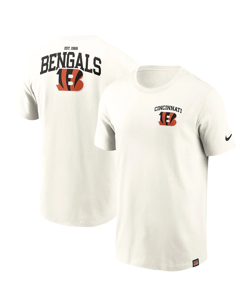 Nike Men's Cream Cincinnati Bengals Blitz Essential T-Shirt