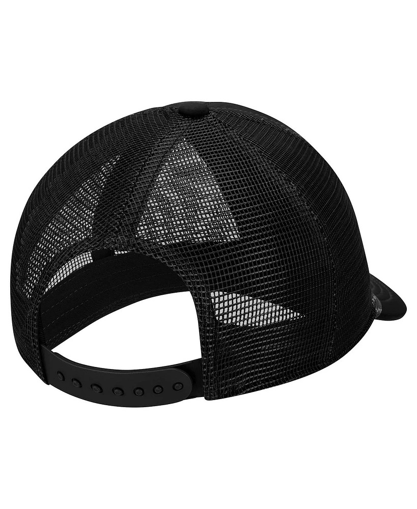Nike Men's and Women's Black Outdoor Rise Trucker Adjustable Hat