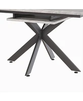 Modern Space-Saving Dining Table Extends for 8-10 Guests