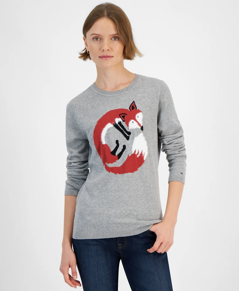 Tommy Hilfiger Women's Graphic Ivy Sweater